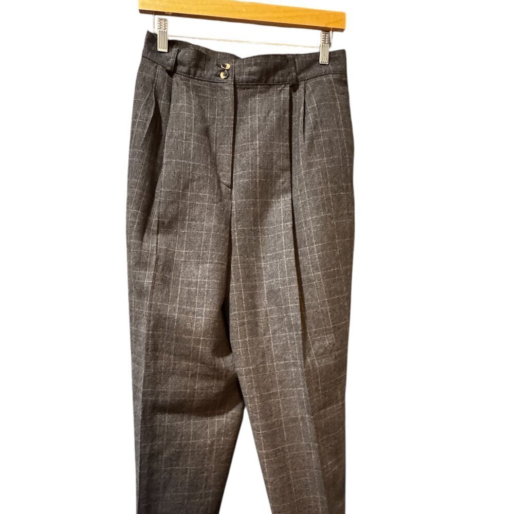 Harve Bernard 100% Wool Pleated Trousers – Size 10